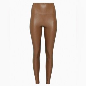 Wilfred Daria Pantan Brown Vegan Leather Legging SZ XS